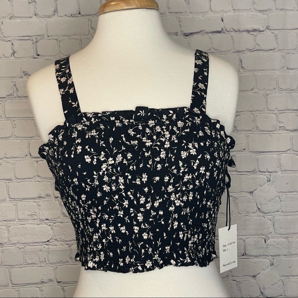 Floral Smocked Top Set